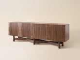 4 Door Bronson Cabinet in Natural Walnut
