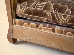 Art Deco Lounge Chair, Italy c1930s