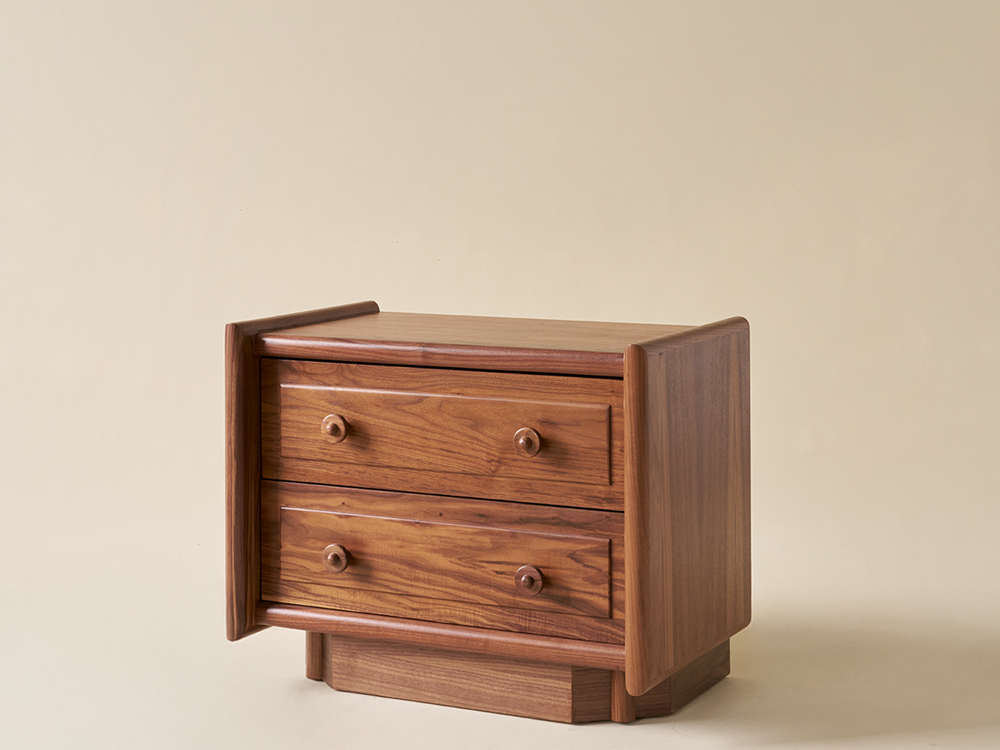 Bosque Two Drawer Nightstand