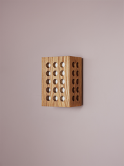 Cuadra Small Sconce in White Oak