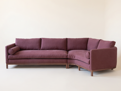 Curved Back Angle Sectional
