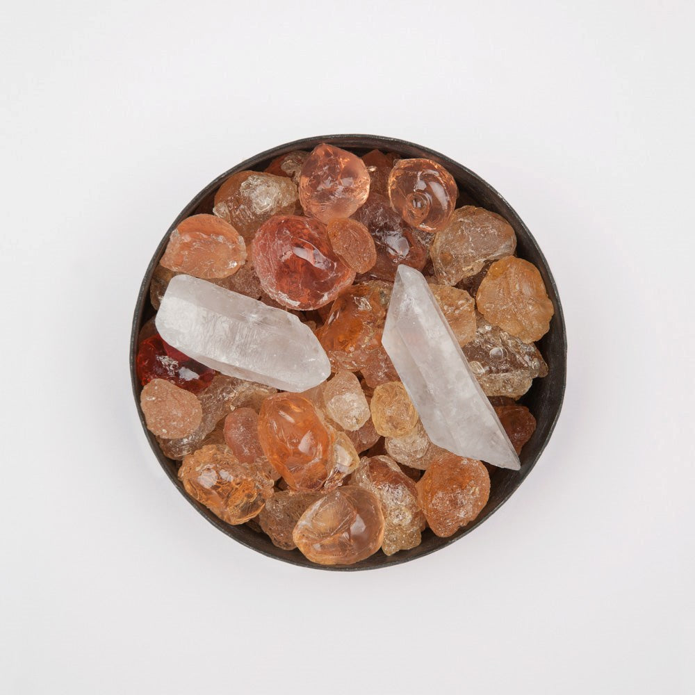 Amber Crystal Flat Petite