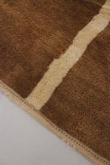 Atlas Mountain Weavers: Single Stripe Hand Knotted Wool Rug
