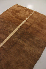 Atlas Mountain Weavers: Single Stripe Hand Knotted Wool Rug