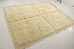 Atlas Mountain Weavers: Ivory Hand Knotted Wool Rug