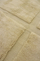 Atlas Mountain Weavers: Ivory Hand Knotted Wool Rug