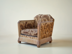 Art Deco Lounge Chair, Italy c1930s