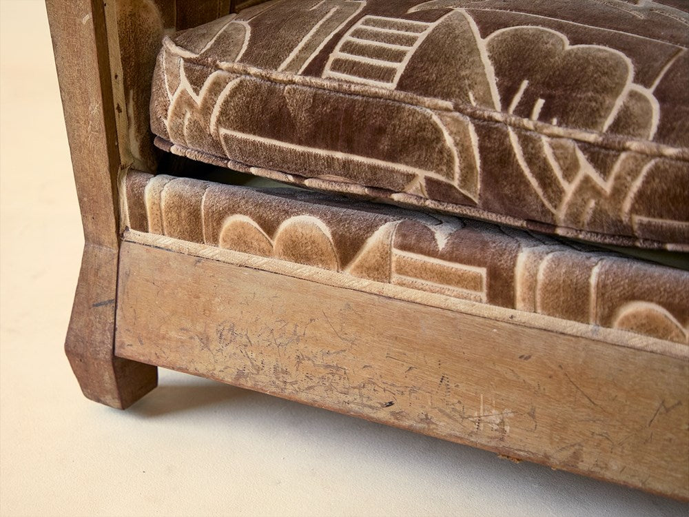 Art Deco Lounge Chair, Italy c1930s