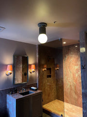 Aster Semi Flush Mount Globe